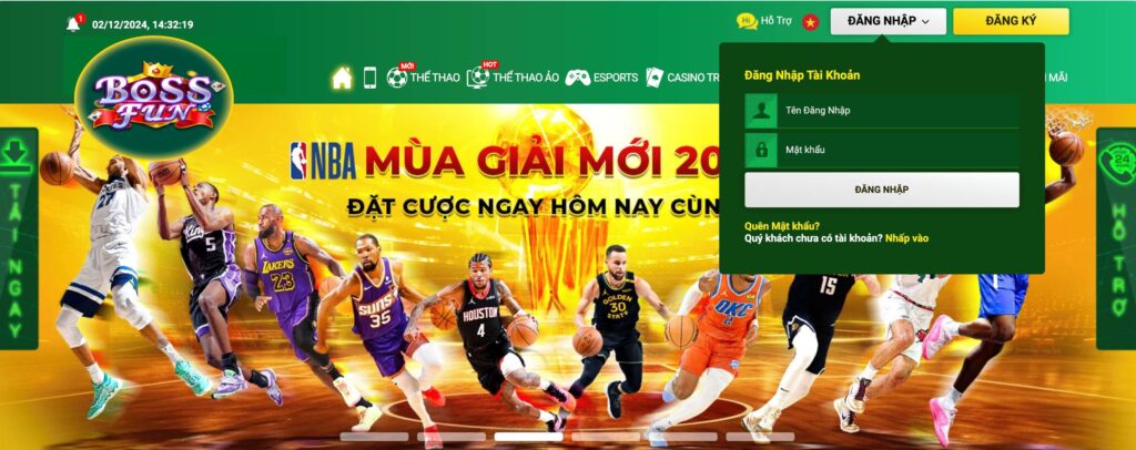 Đăng Nhập Bossfun - Tạo Mật Khẩu Và Tên Đăng Nhập An Toàn 9 dang nhap bossfun scaled